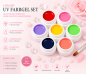 Preview: Set 6 gel colorati UV